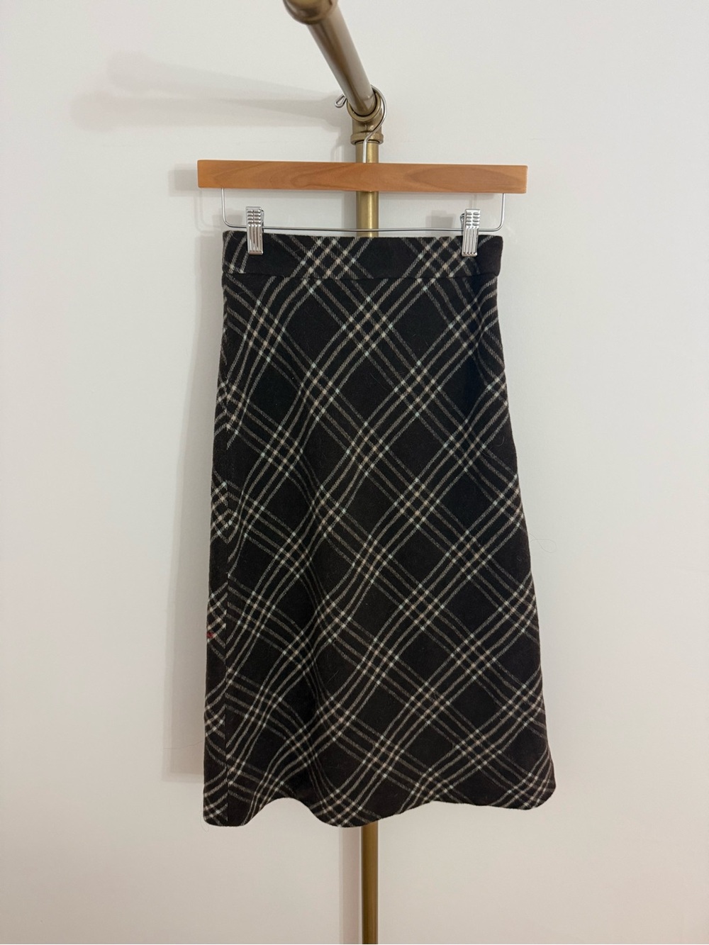 rouje brown wool skirt fr34